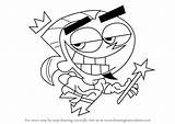Fairly Oddparents Draw Juandissimo Drawing Step Tutorials Drawingtutorials101 sketch template
