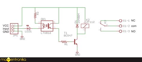 modul relay skematik skema  gratis  skematik riset