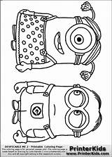 Minion Coloring Pages Minions Printable Despicable Party Template Pattern Kids Pegboard Book Two Standing Kleurplaten Theme Sheets Til Disney Crafts sketch template