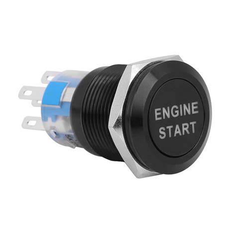 buy waterproof ignition switch  engine push start button led car stop start button onoff