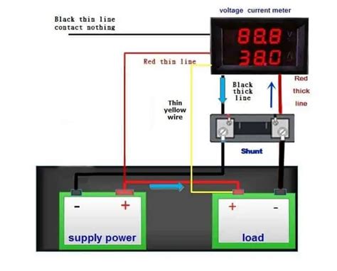 digital volt amp meter wiring diagram