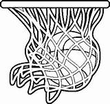 Basketball Hoop Coloring Getcolorings Pages sketch template