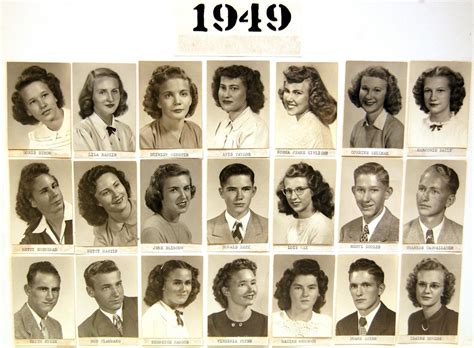 Oxford Nebraska High School Class Of 1949