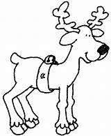 Reindeer Christmas Coloring Pages Holiday Da Colorare Natale Babbo Disegni Di Renne Print Con sketch template