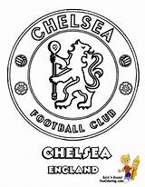 Coloring Football Colouring Pages Chelsea Soccer Manchester Printable Teams United Logo English Logos Drawing Badge City League Premier Explosive Kids sketch template