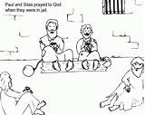 Coloring Silas Paul Jail Pages Prison Kids Craft Bible Sheets Apostle Printable Color Template Prayed Sketchite Story Crafts Activities Gif sketch template