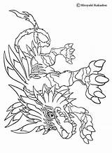 Digimon Coloring Kleurplaten Garurumon Hugolescargot Ausmalen Draken Kleurplaat Loup Picgifs Garou Coloriages Angemon Kidsuki Animaatjes Digimons Hellokids Disegni Greatestcoloringbook Partager sketch template