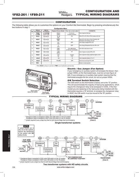 white rodgers thermostat wiring diagram white rodgers   user manual manualzz open