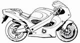 Motorcycles Sport sketch template