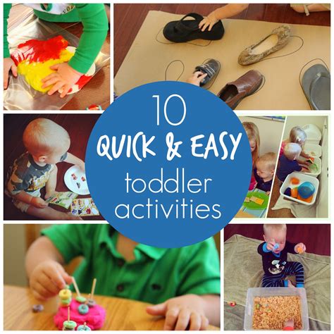 toddler approved  quick easy toddler activities