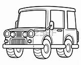 Jeepney Mewarnai Mobil Illustration sketch template