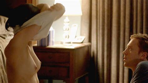 morena baccarin topless scene in homeland series scandal planet