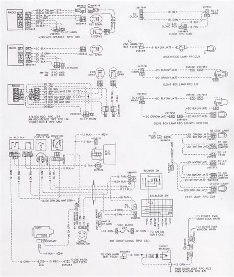 camaro wiring diagram schematic