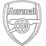 Arsenal Logo Coloring Pages Template Coloriage sketch template