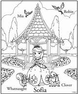Coloring Sofia First Pages Princess Printable Sheets Disney Party Sophia Premiere Thesuburbanmom Print Online Clover Colouring Fanpop Msyugioh123 Birthday Robin sketch template