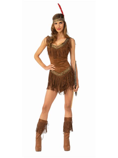 sexy native american indian maiden adult costume
