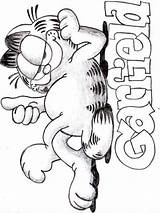 Garfield Ausdrucken Malvorlagen Lasagna sketch template