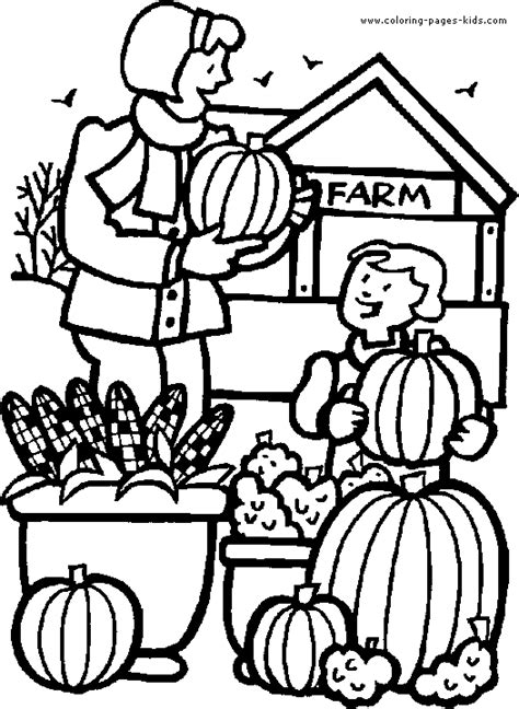 farm color page coloring pages  kids family people  jobs
