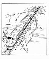 Train Coloring Pages Trains Passenger Diesel Color Kids Drawing Engine Printable City Railroad Colouring Sheets Scene Rocks Real Activity Streamlined sketch template