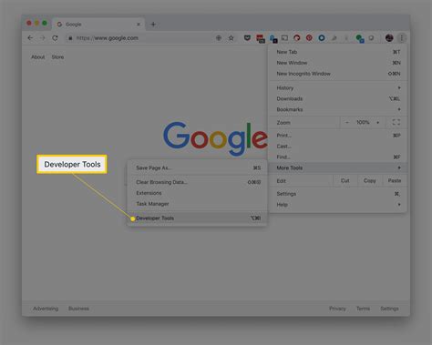 comment afficher la source html dans google chrome