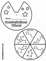 Constellation Constellations Science Actividades Constelaciones Galileo Viewer sketch template