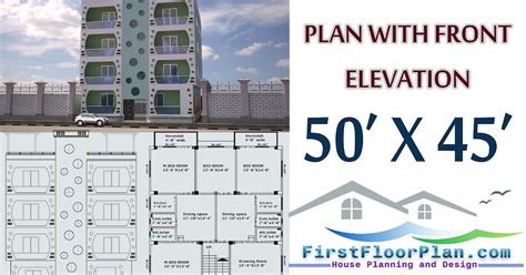 storey building plan  front elevation    ruang sipil