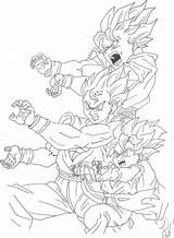 Goku Coloring Dragon Ball Kamehameha Pages Vs Frieza Sons His Unleashing Anime Drawing Color Colorir Colouring Letscolorit Engraving Glass Japanese sketch template