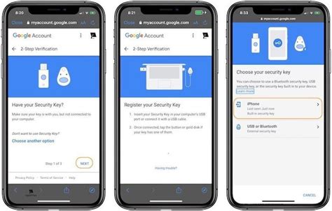 iphone  physical security key  fa  google appsntips