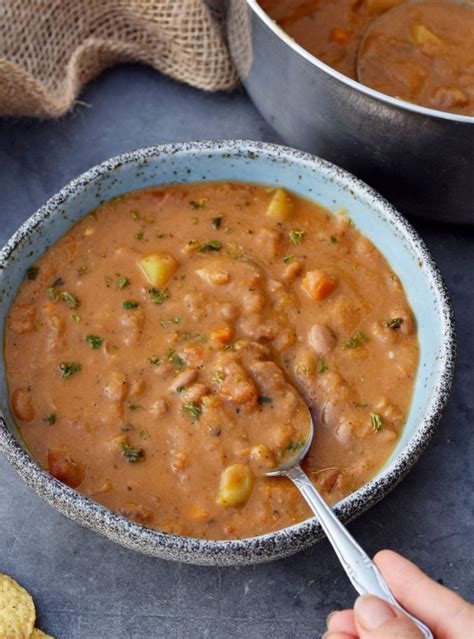 mexican pinto bean soup easy stew recipe elavegan recipes