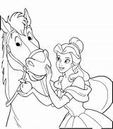 Coloring Horse Princess Pages Unicorn Disney Color Belle Printable Colouring Princes Choose Board Kids Getcolorings Print Racing Sheets Popular sketch template
