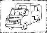 Ambulance Coloring Pages Driver Print Color Printable Getcolorings Template sketch template