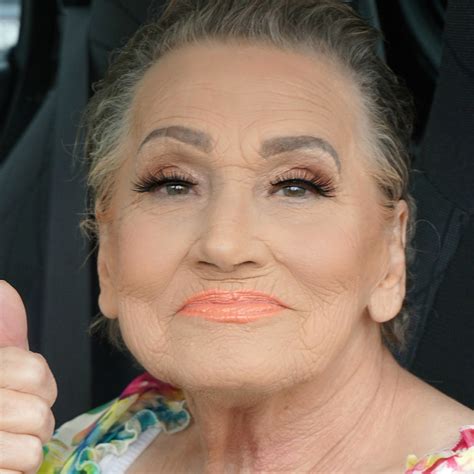 tea flego s grandma livia gets an incredible makeup transformation