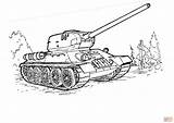 Tank 34 Coloring Pages Skip Main Printable sketch template