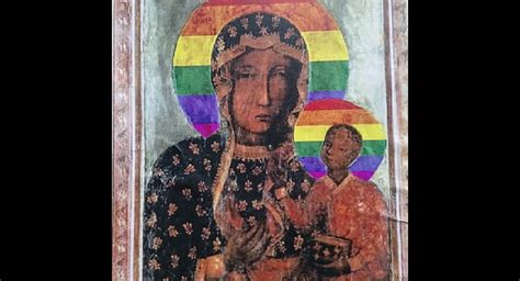 polish woman arrested for depicting virgin mary with rainbow halo david gee friendly atheist