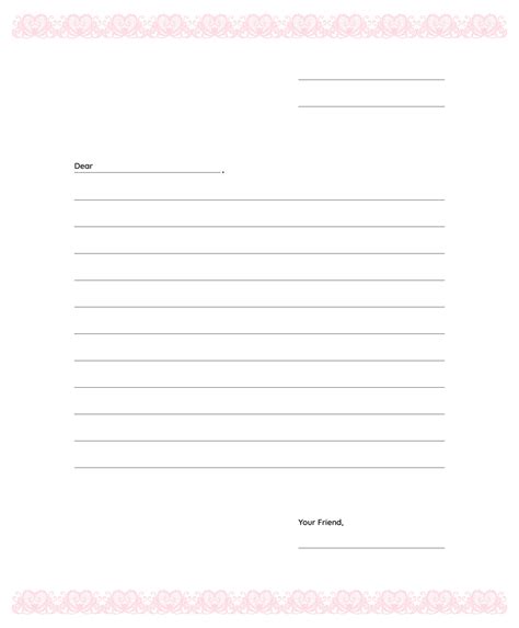 blank letter template printable  printable form templates  letter