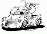 Rat Rod Coloring Cars Hot Cartoon Fink Drawings Pages Clipart Car Rods Deviantart Drawing Chevy Truck Cliparts Adult Hotrod Clip sketch template