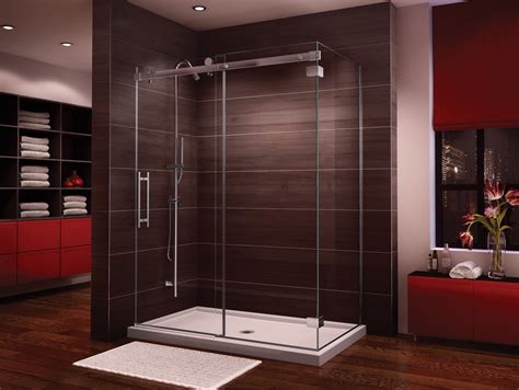 Luxury Bathroom With Fleurco S In Line Shower Door And