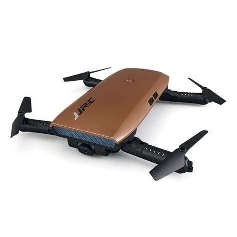jjrc  elfie  p wifi fpv foldable selfie drone rtf brown