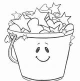 Bucket Filler Coloring Colouring Filling Template Clipart Pages Today Filled Book Printables Fillers Activities Fill Clip Grade Onederful Board Buckets sketch template