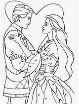 Princess Coloring Pages Prince Wedding Drawing Disney Drawings Color High Print Quality Popular sketch template