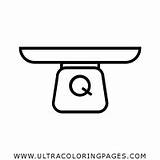 Balanza Bilancia Colorare Disegni Ultracoloringpages sketch template