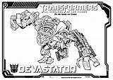 Transformers Devastator Transformes Kolorowanki Desenhos sketch template