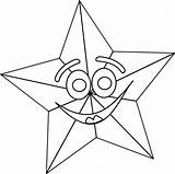 Star Outline Smiling Clip Cliparts Clker Large sketch template