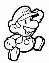 Mario Coloring Pages Super Printable Kids Drawing Cool sketch template