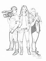 Coloring Pages Victorious Icarly Justice Getcolorings Getdrawings Color sketch template