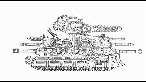 draw cartoon tank hybrid dantalian  gerand cartoons