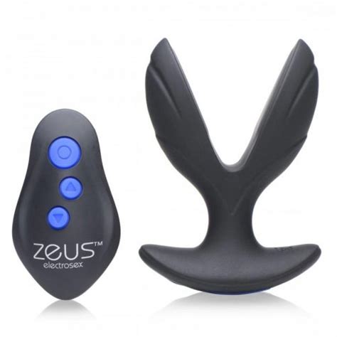 zeus electro spread 64x vibrating and e stim silicone rechargeable butt