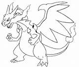 Pokemon Ausmalbilder Glurak Ausdrucken Charizard sketch template