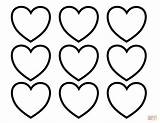 Tegninger Hearts Hjerter Heart Stampa Cuori Farvelægning sketch template