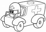 Ambulance Coloriages Ko sketch template
